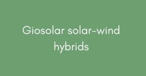Giosolar solar wind kit
