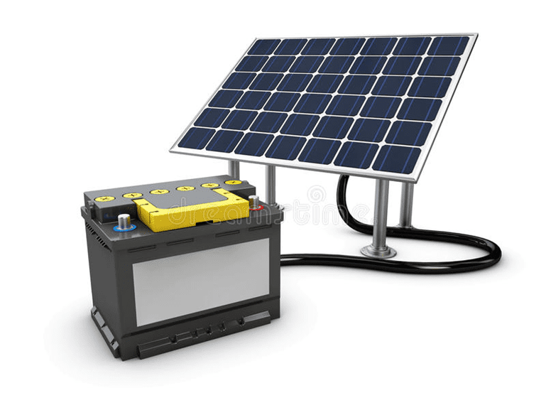 Solar Panel and Battery