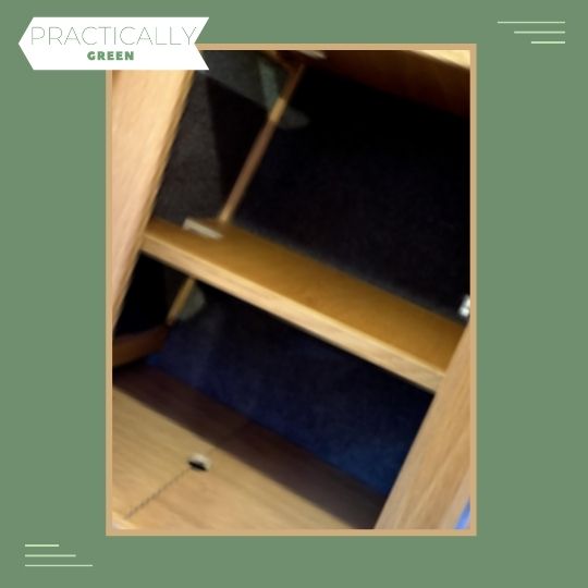 Cupboard without door