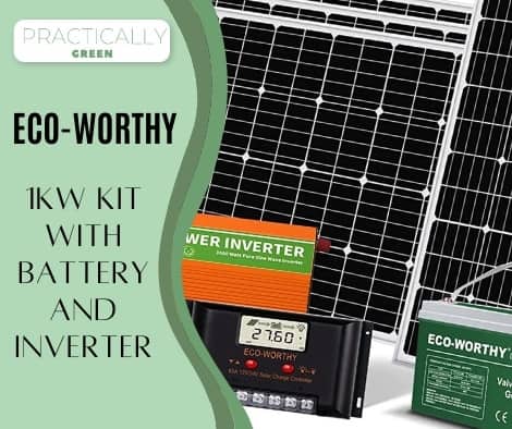 ECO-WORTHY 1KW Kit with Battery and Inverter