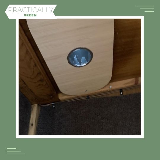 fitting the base into the cupboard