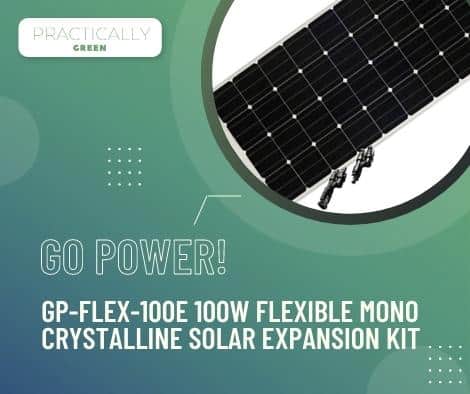 Go Power! GP-FLEX-100E 100w flexible mono crystalline solar expansion kit