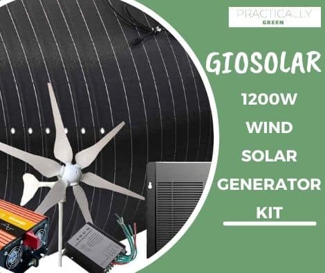 Giosolar Wind Solar Generator Kit