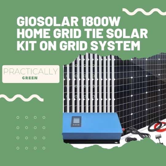Giosolar 1800W Home Grid Tie Solar Kit on Grid System