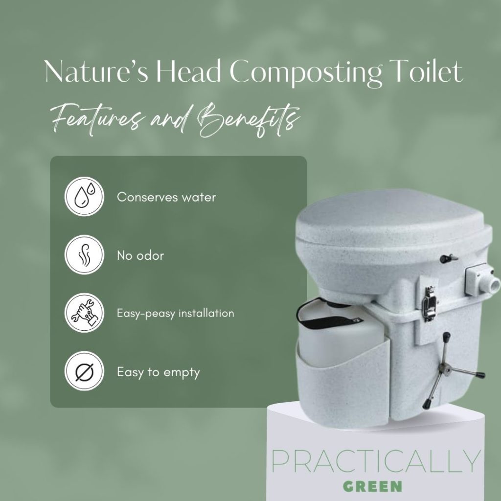 Nature’s Head composting toilet features and benefits