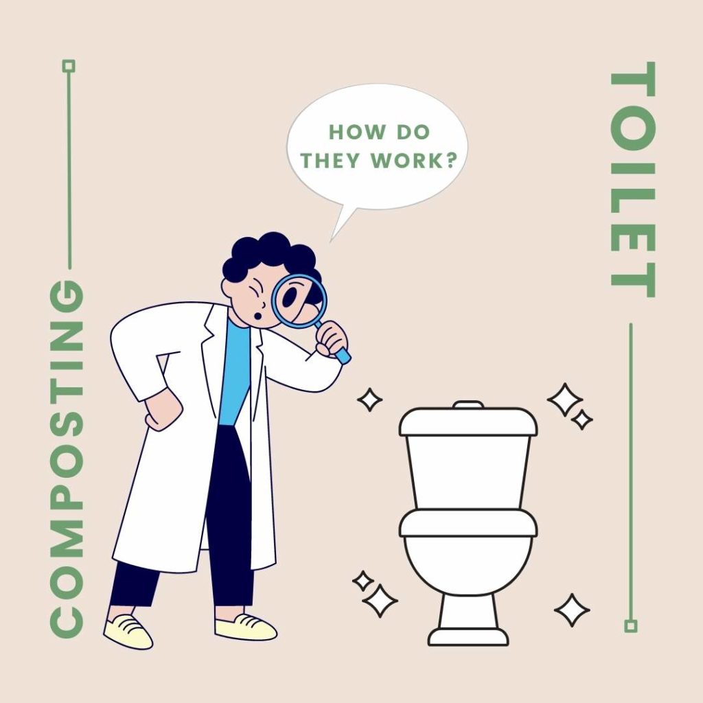 How does a composting toilet work?