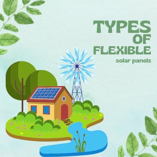 Types of flexible solar panels banner